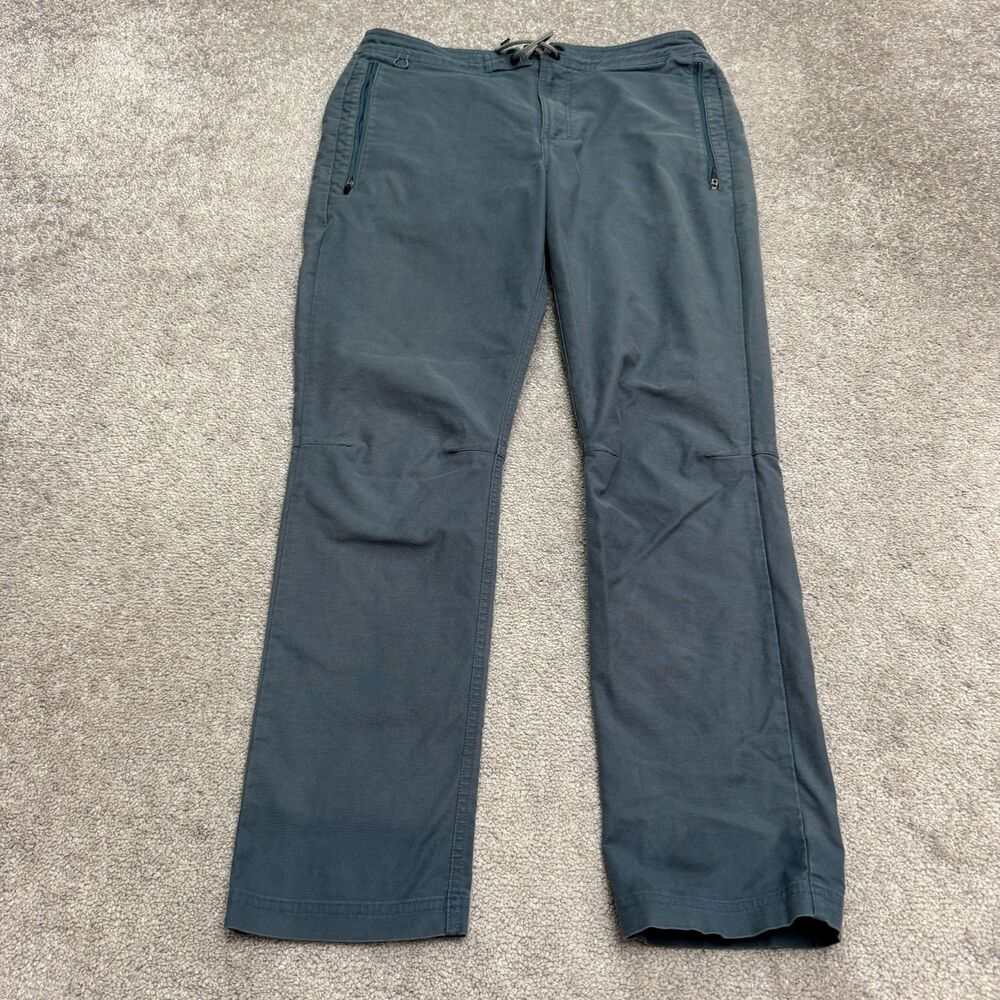Roark Layover Nylon Trail Pants Mens 32 Blue Straight Leg Zipped Pockets Outdoor
